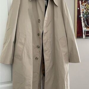London Fog Light Tan Trench Coat